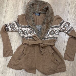 Costa Blanca Brown Patterned Jacket